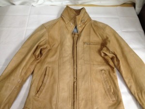 ブラウン ジャケット 全体 色あせ 色落ち 修理 補色