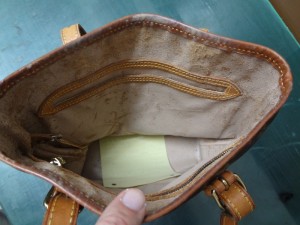 【LOUIS VUITTON】　ルイ・ビトンのバッグの中身を作り替え！（内袋・内張り）