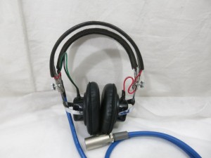 業務・聴力検査用　ヘッドフォンのヘッドバンドカバーを交換しました
