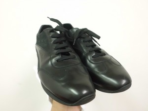 ルイ・ヴィトン　靴オールソール（ゴム）／宮崎県都城市より靴底ゴムひび割れ症状による靴底全交換（加工）のご依頼です。鹿児島中央店