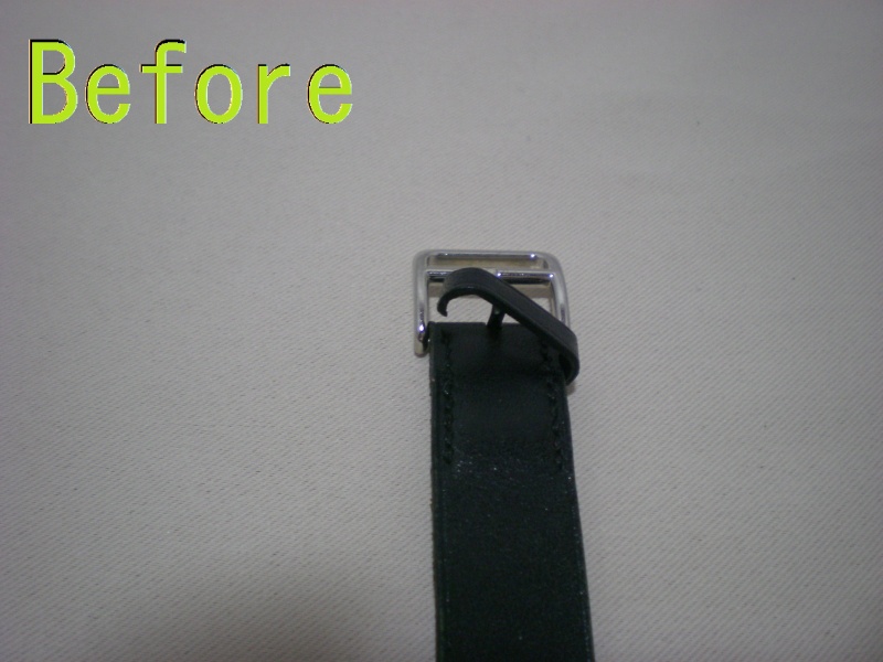 切れた時計ベルトを作り直す！　ベルト新規作成　豊橋店のリペアブログ
